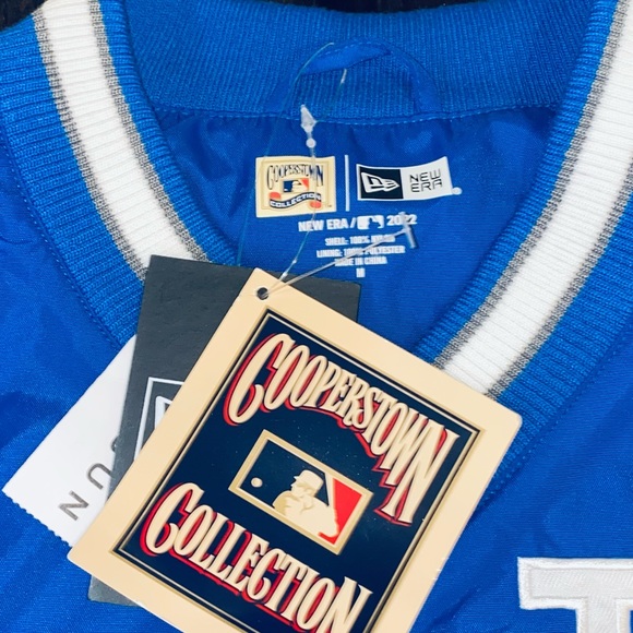 New Era LA Dodgers Cooperstown Collection Anniversary Jacket Pull Over Sweater - Picture 4 of 5